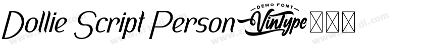 Dollie Script Person字体转换 Dollie Script Person字体转换